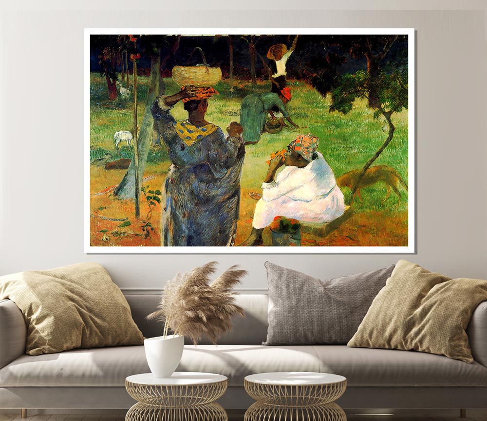 Gauguin Mango Fruit Print Poster Wall Art