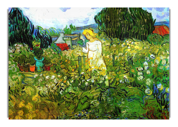 Marguerite Gachet In The Garden By Van Gogh