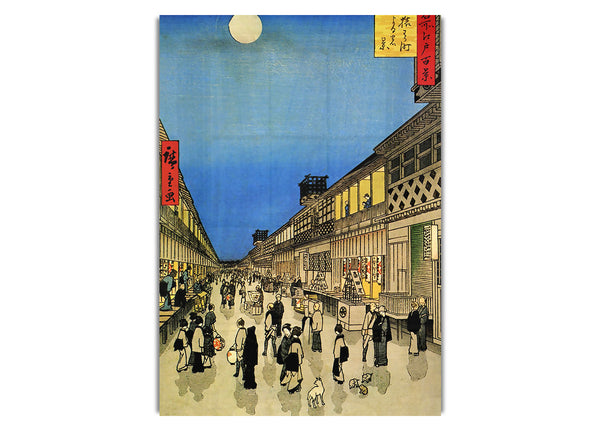 Marketplace By Hiroshige