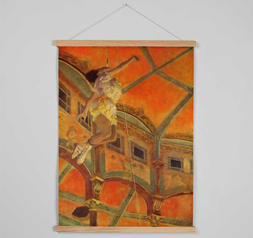 Degas Miss Lala In Circus Fernando Hanging Poster - Wallart-Direct UK