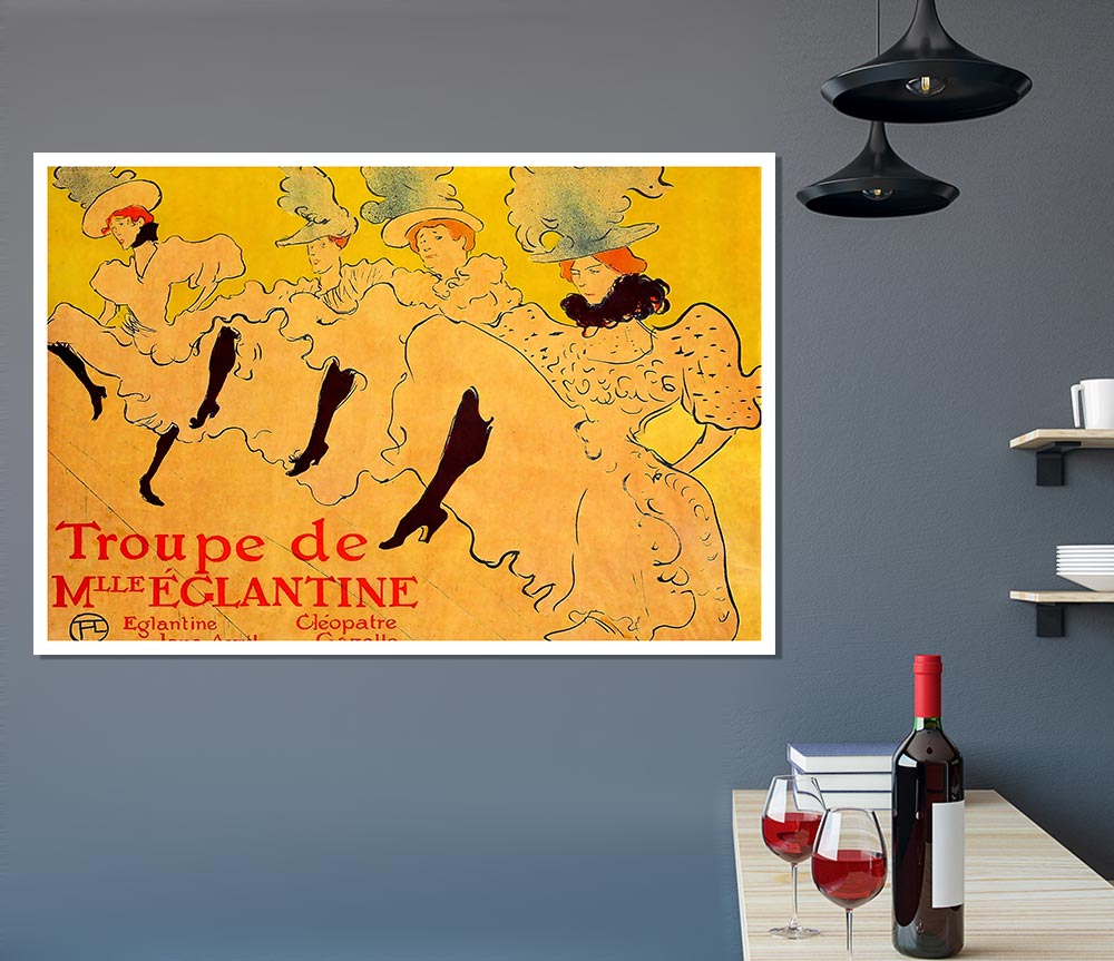 Toulouse Lautrec Mlles Eglantines 2 Print Poster Wall Art