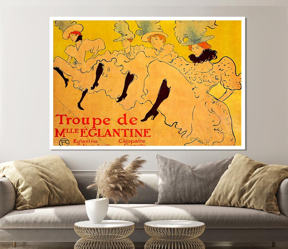 Toulouse Lautrec Mlles Eglantines 2 Print Poster Wall Art