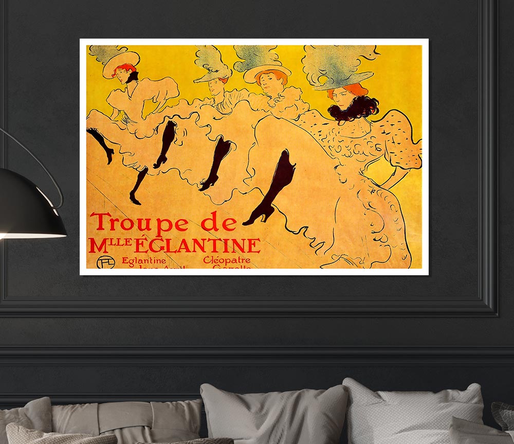 Toulouse Lautrec Mlles Eglantines 2 Print Poster Wall Art