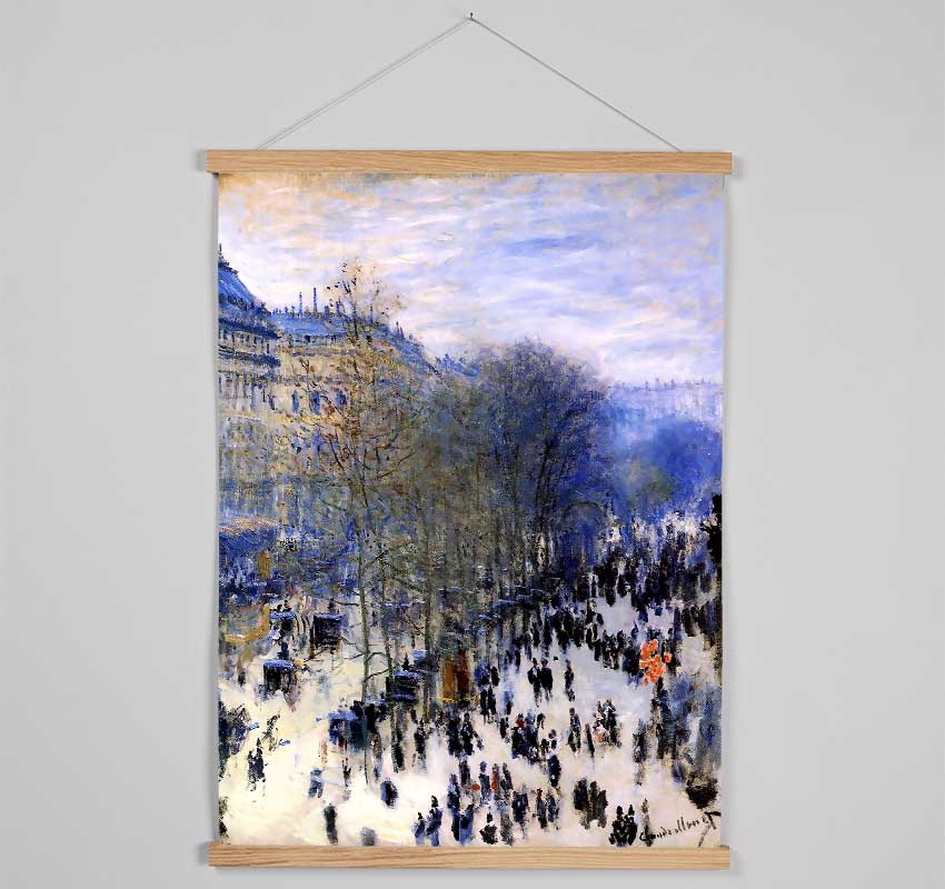 Monet Boulevard Des Capucines Hanging Poster - Wallart-Direct UK