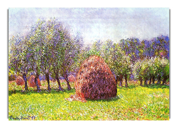 Monet Heap Of Hay In The Field