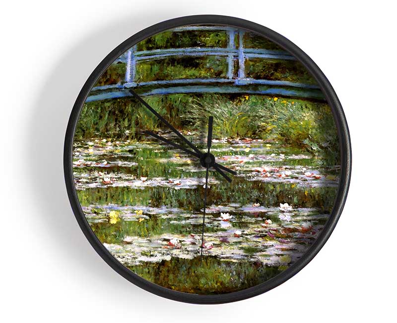 Monet Le Pont Japonais Clock - Wallart-Direct UK