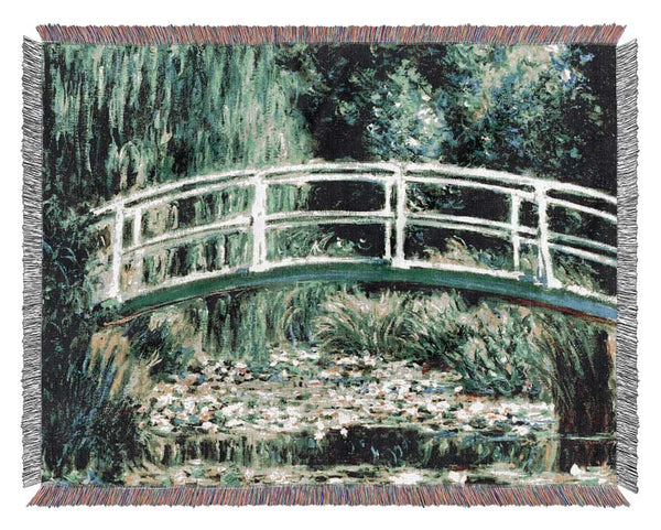 Monet Lily Pond Woven Blanket