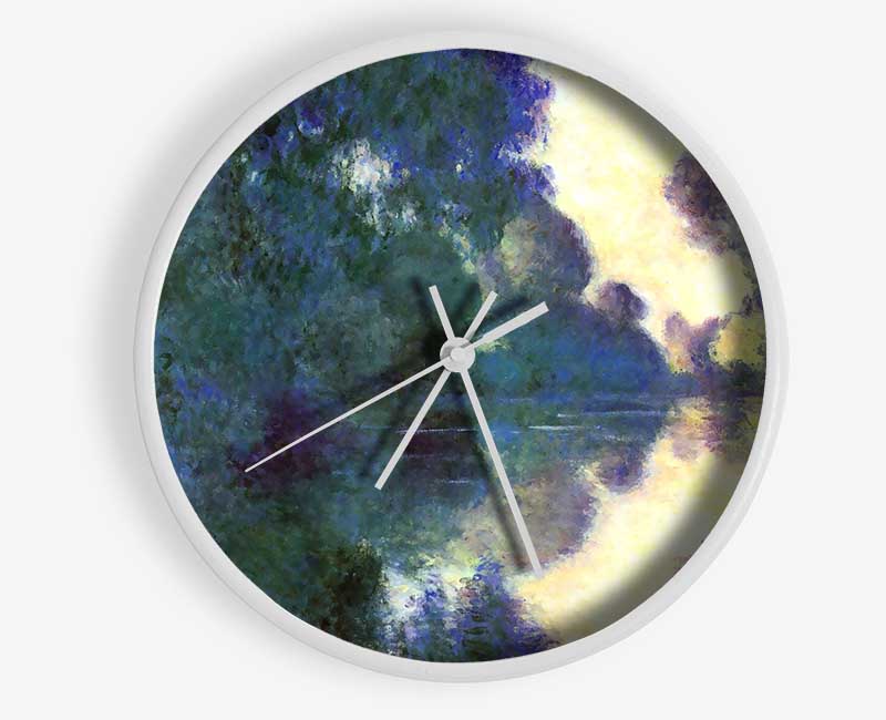 Monet Morning On The Seine At Giverny Clock - Wallart-Direct UK