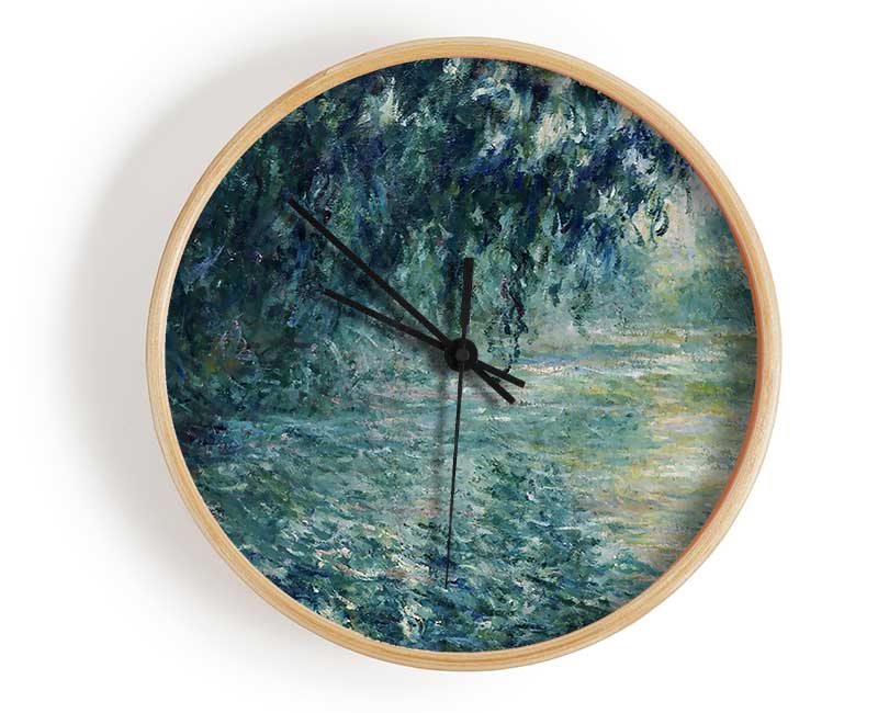 Monet Morning On The Seine Clock - Wallart-Direct UK