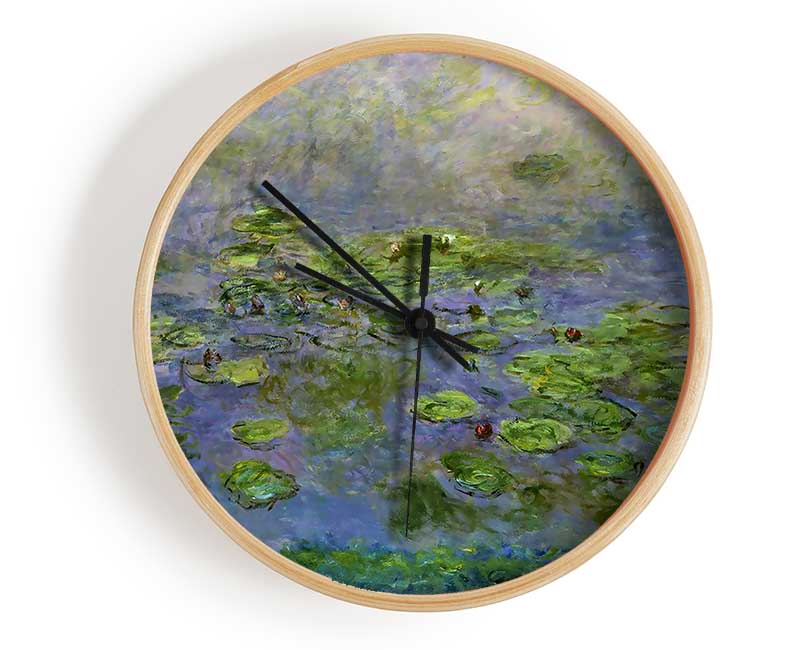 Monet Nympheas (Waterlilies) Clock - Wallart-Direct UK