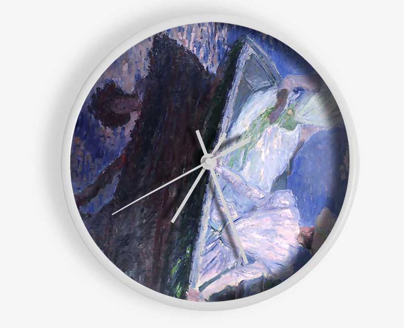 Monet On The Boat Clock - Wallart-Direct UK