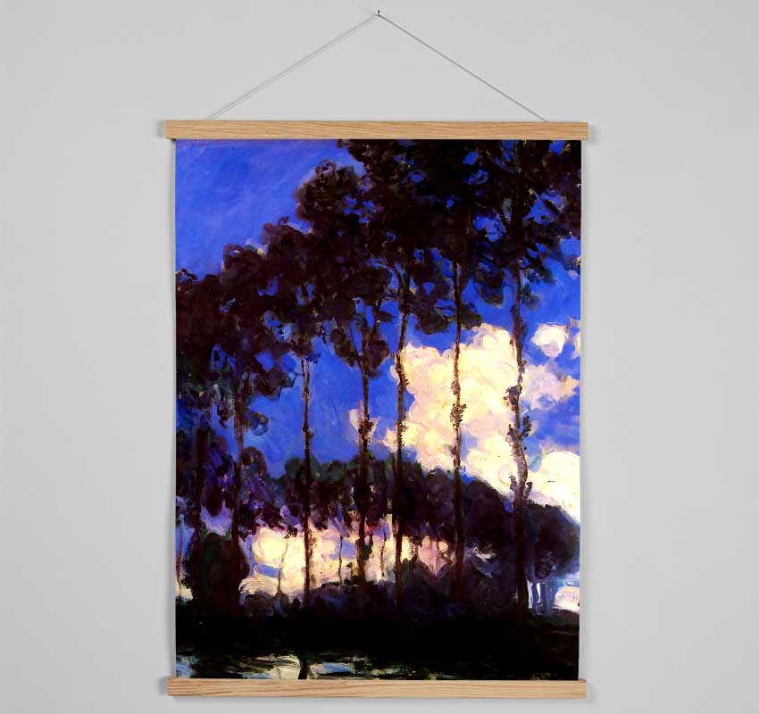 Monet Poplars At The Epte 2 Hanging Poster - Wallart-Direct UK