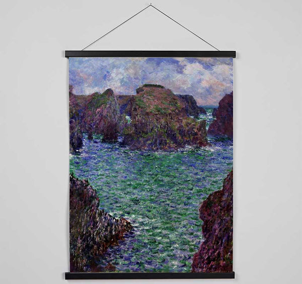 Monet Port-Goulphar Hanging Poster - Wallart-Direct UK