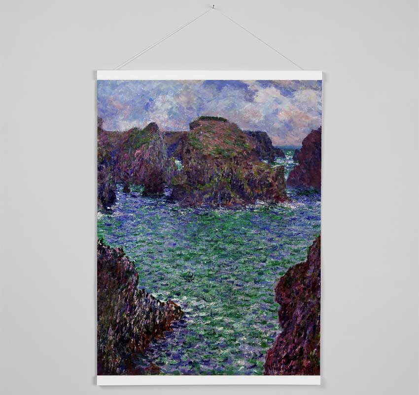 Monet Port-Goulphar Hanging Poster - Wallart-Direct UK