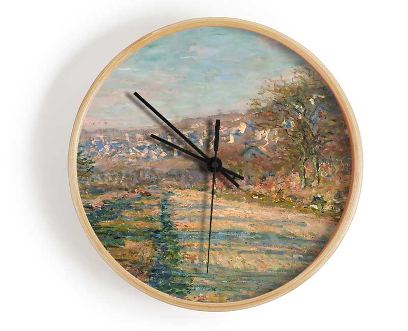 Monet Road Of La Roche-Guyon Clock - Wallart-Direct UK