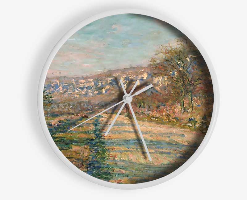 Monet Road Of La Roche-Guyon Clock - Wallart-Direct UK