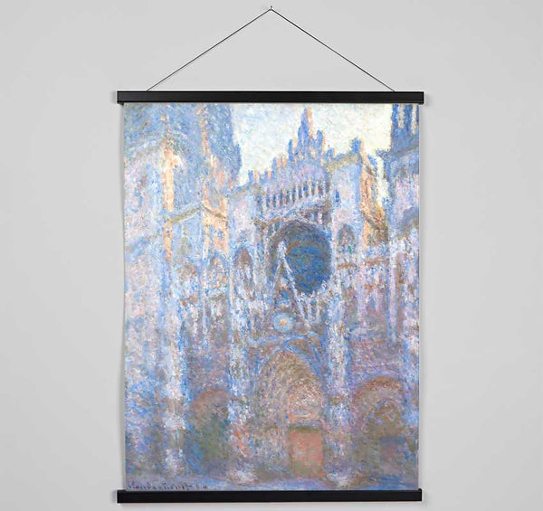 Monet Rouen Cathedral West Fac¸ade Hanging Poster - Wallart-Direct UK