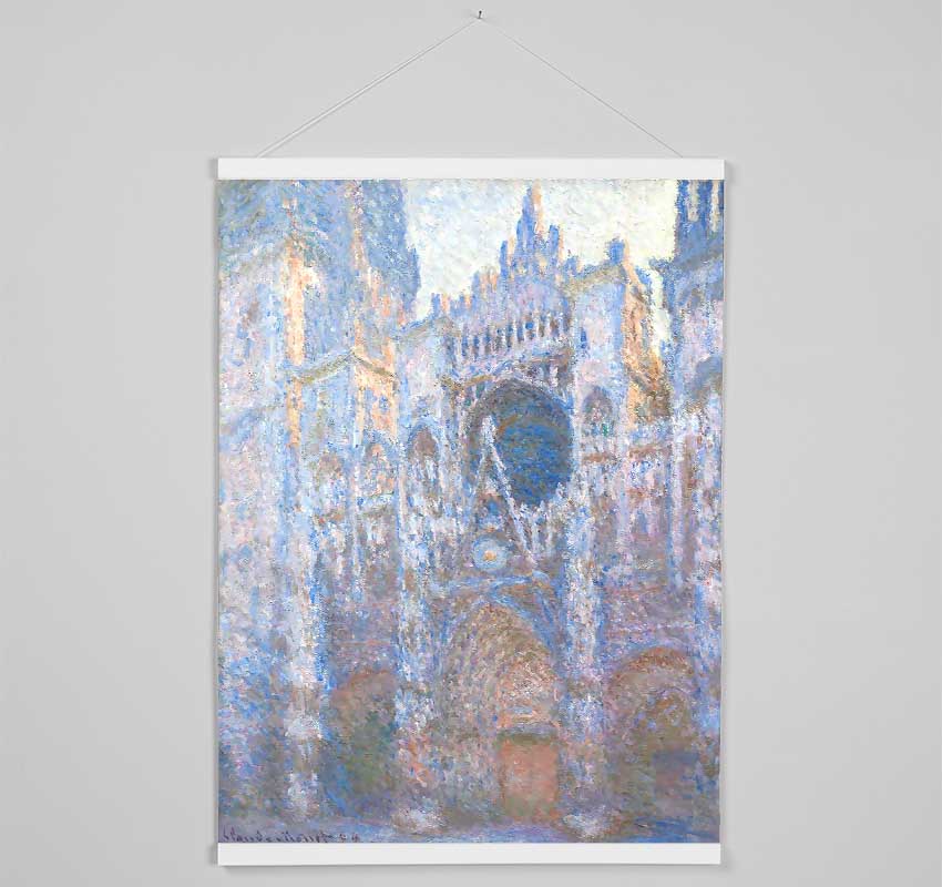 Monet Rouen Cathedral West Fac¸ade Hanging Poster - Wallart-Direct UK