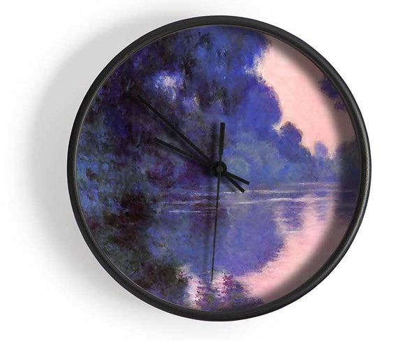 Monet Seine Arm At Giverny Clock - Wallart-Direct UK