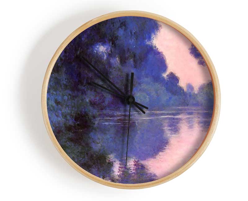 Monet Seine Arm At Giverny Clock - Wallart-Direct UK