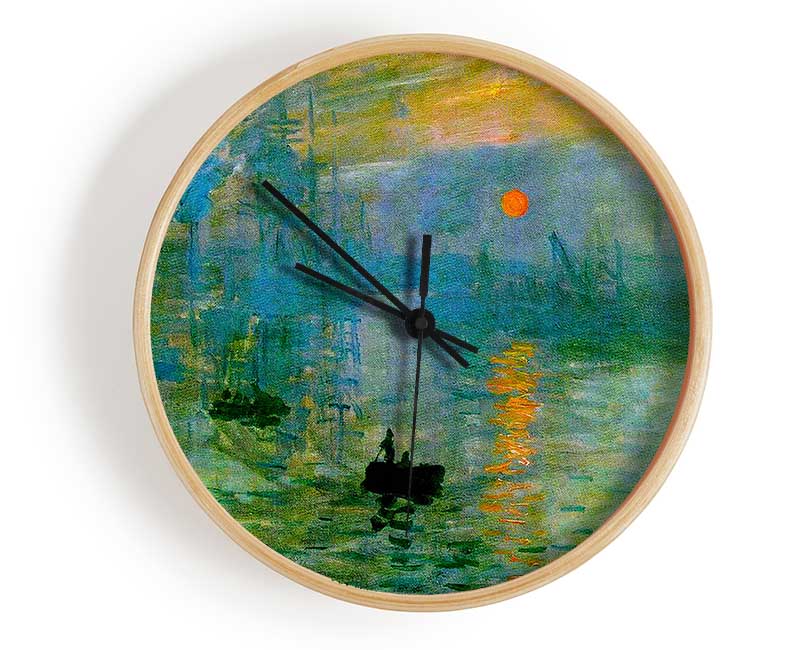 Monet Sunset Clock - Wallart-Direct UK