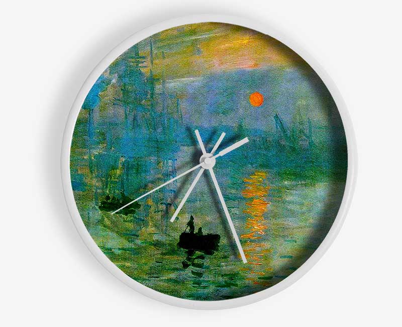 Monet Sunset Clock - Wallart-Direct UK