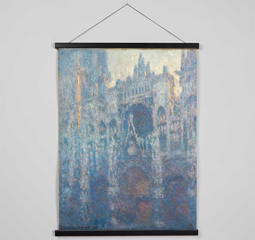 Monet The Portal Of Rouen Cathedral In Morning Light Hanging Poster - Wallart-Direct UK