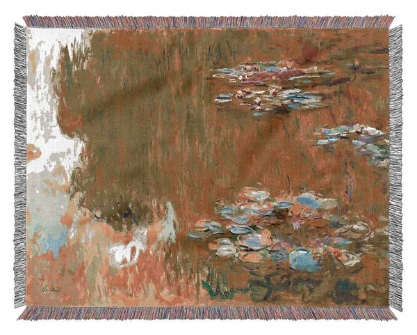 Monet The Water Lily Ponda Woven Blanket