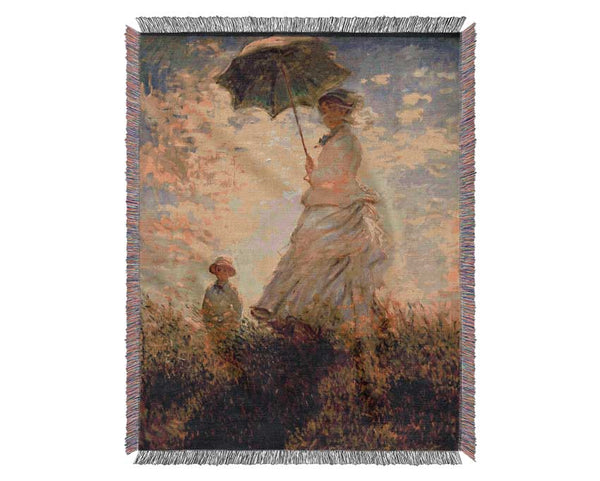 Monet Umbrella Woven Blanket