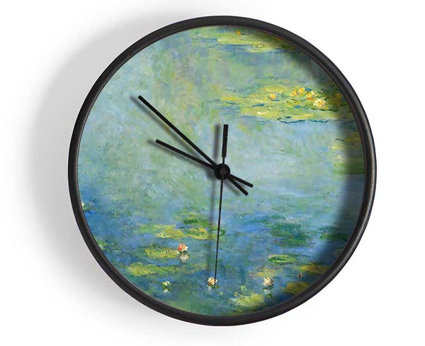 Monet Waterlilies Clock - Wallart-Direct UK