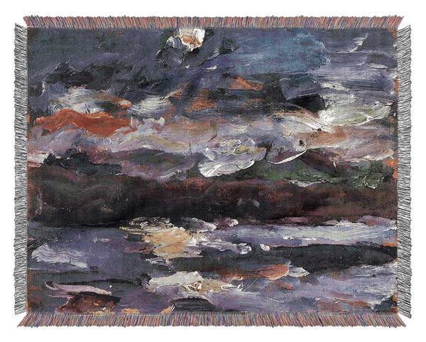 Lovis Corinth Moonlight Woven Blanket