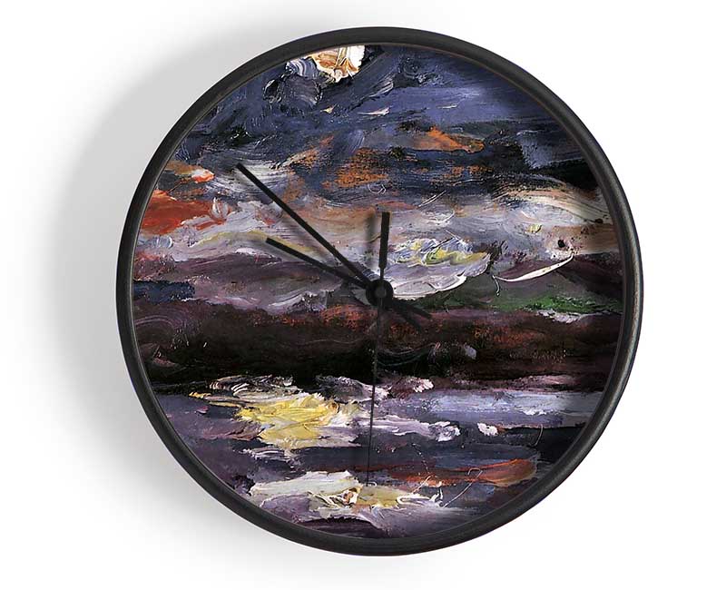 Lovis Corinth Moonlight Clock - Wallart-Direct UK