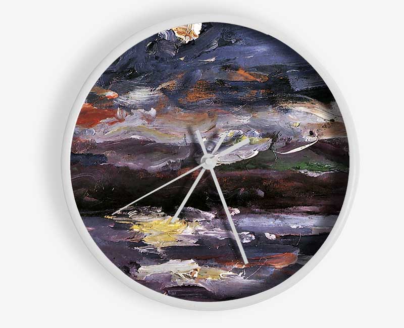 Lovis Corinth Moonlight Clock - Wallart-Direct UK