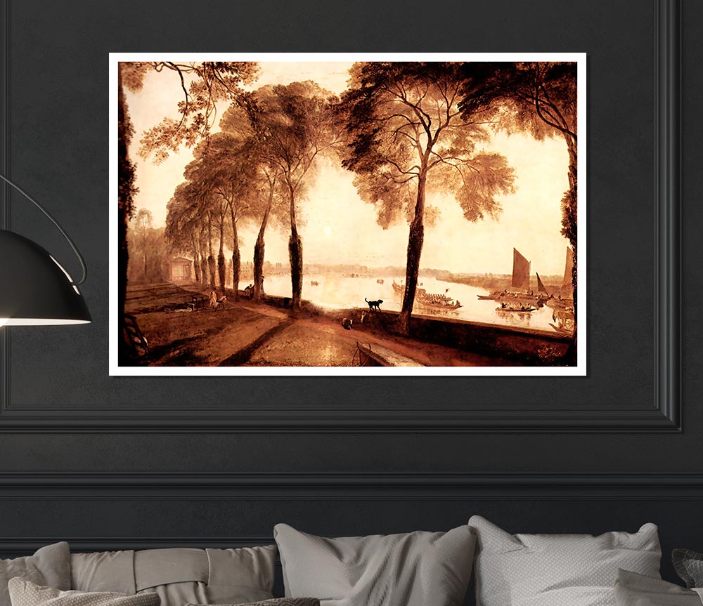 Joseph Mallord Turner Mortlake Terrace Print Poster Wall Art