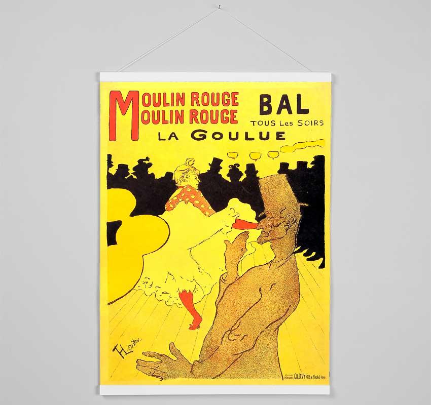 Toulouse Lautrec Moulin Rouge La Goulue Hanging Poster - Wallart-Direct UK