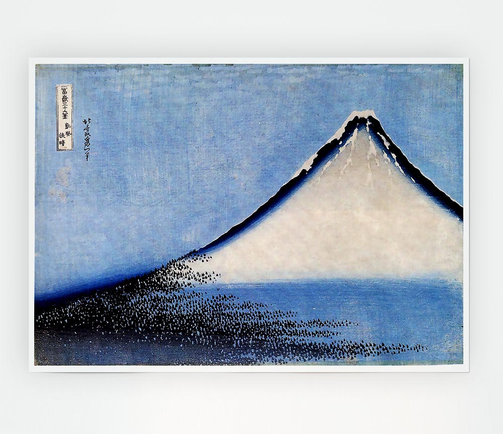 Hokusai Mount Fuji 2 Print Poster Wall Art