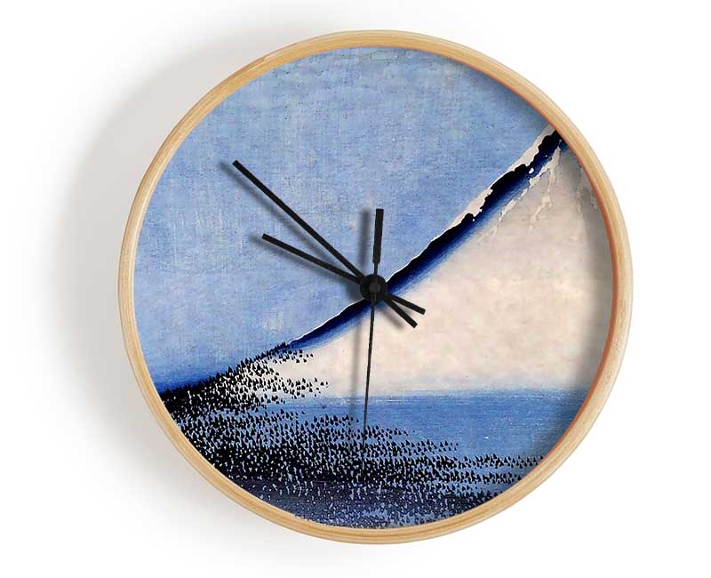 Hokusai Mount Fuji 2 Clock - Wallart-Direct UK