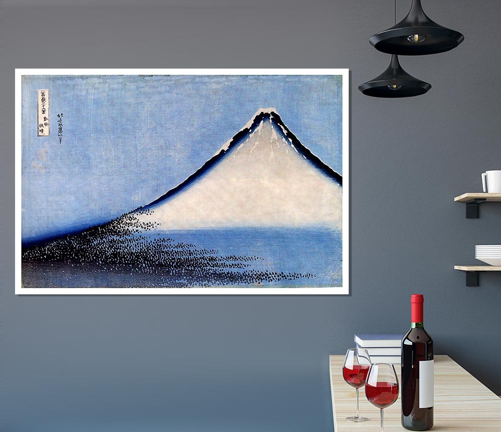 Hokusai Mount Fuji 2 Print Poster Wall Art