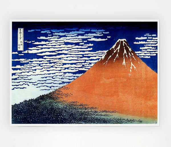 Hokusai Mount Fuji Print Poster Wall Art