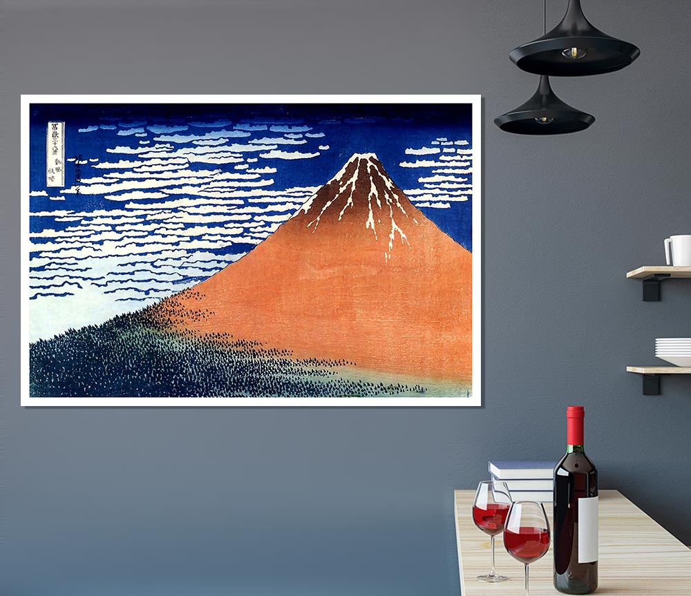 Hokusai Mount Fuji Print Poster Wall Art