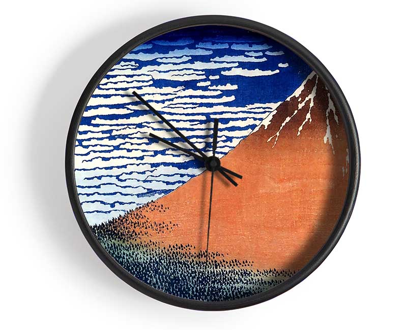 Hokusai Mount Fuji Clock - Wallart-Direct UK