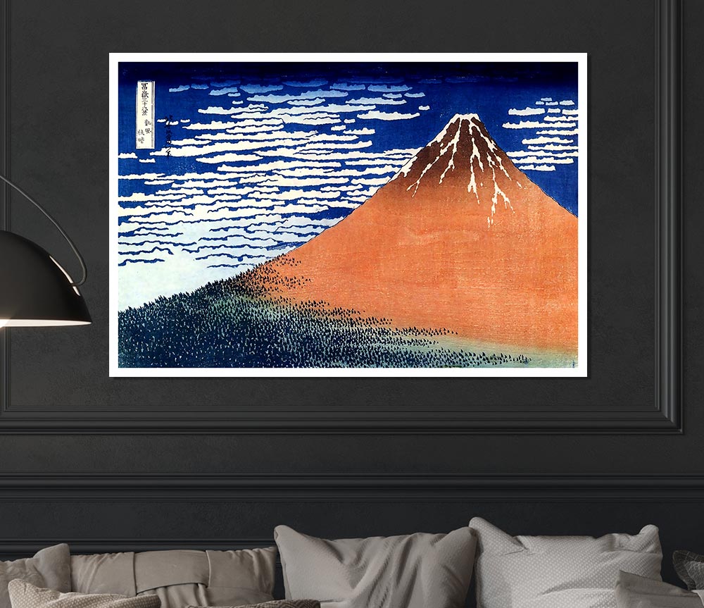 Hokusai Mount Fuji Print Poster Wall Art