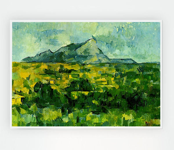 Cezanne Mount St Victiore Print Poster Wall Art