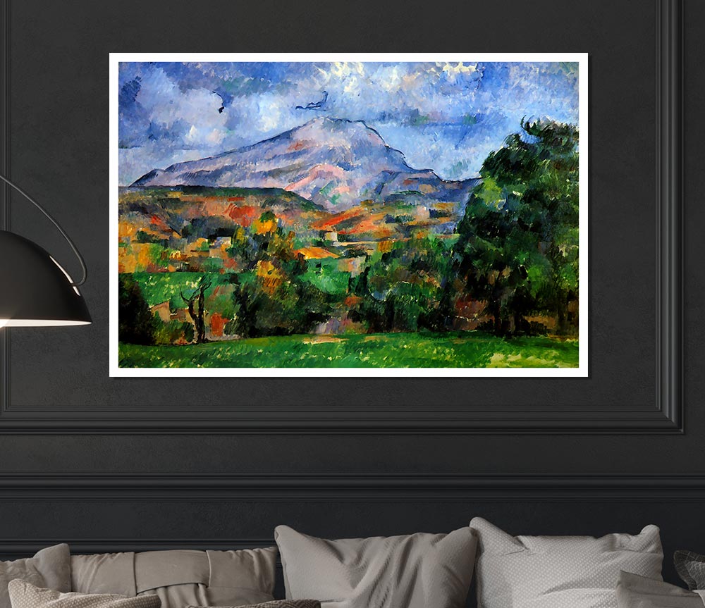 Cezanne Mount St Victoire Print Poster Wall Art