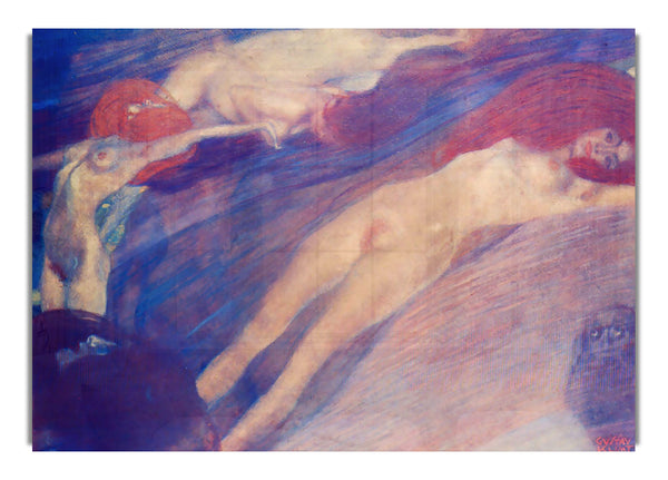 Moving Water By Klimt