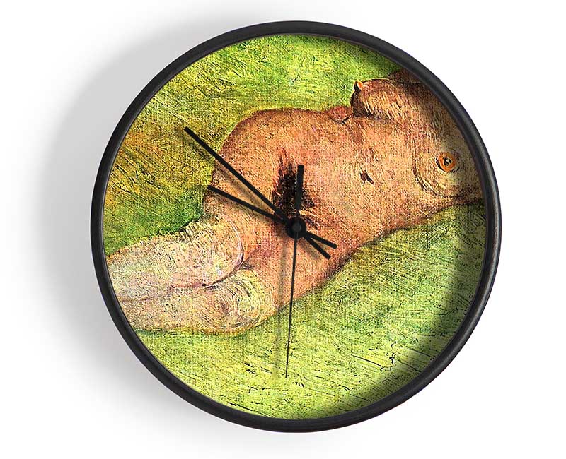 Van Gogh Nacked Woman Clock - Wallart-Direct UK