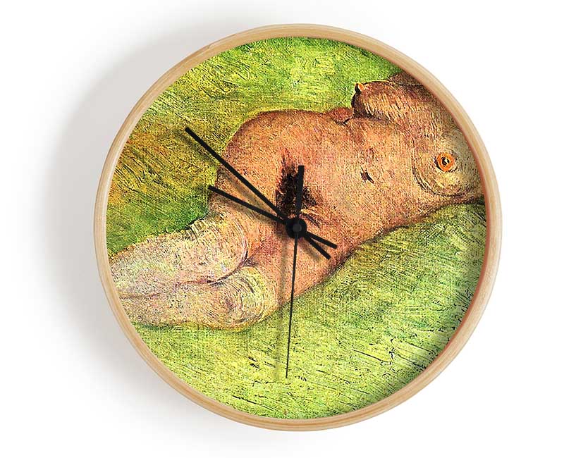 Van Gogh Nacked Woman Clock - Wallart-Direct UK