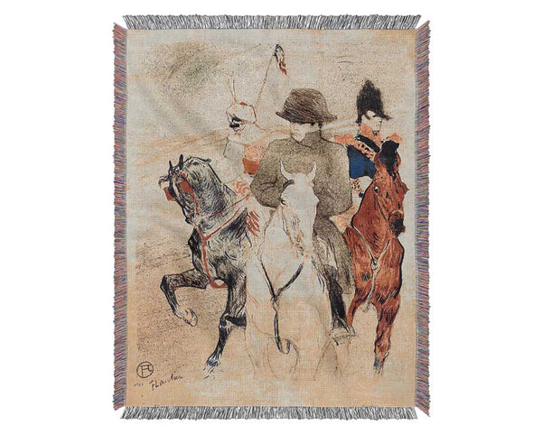 Toulouse Lautrec Napoleon 2 Woven Blanket