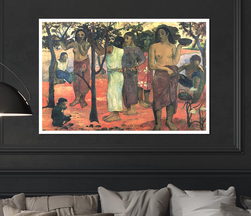 Gauguin Nava Nava Mehana Print Poster Wall Art