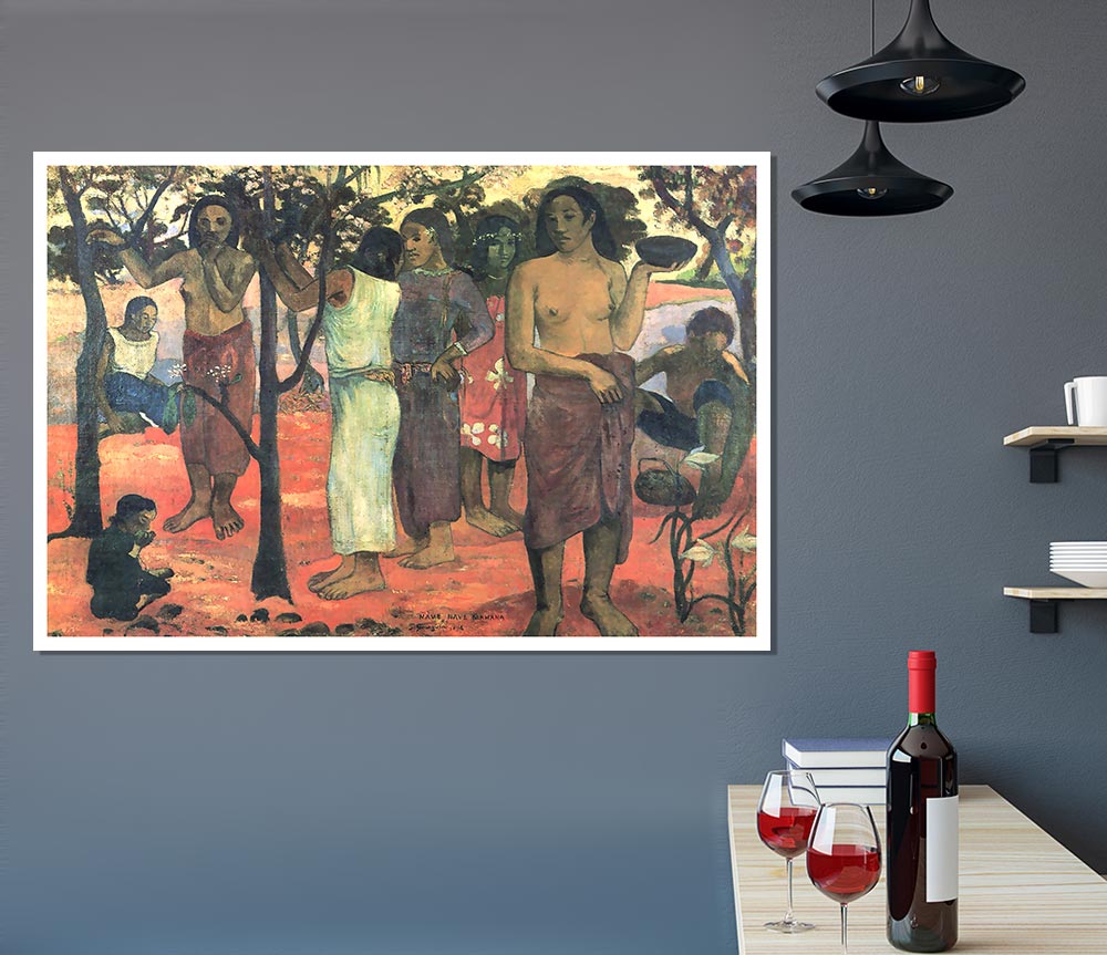 Gauguin Nava Nava Mehana Print Poster Wall Art